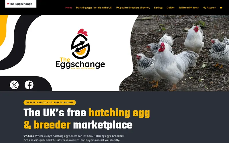 Homepage of The Eggschange (theeggschange.co.uk)