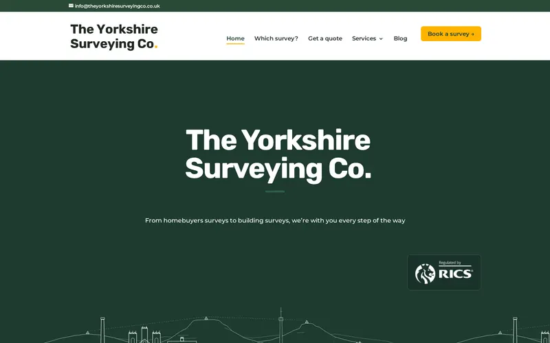 Homepage of The Yorkshire Surveying Co (theyorkshiresurveyingco.co.uk)